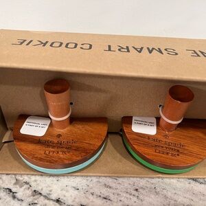 Kate Spade New York All in Good Taste Wood Cookie Presses